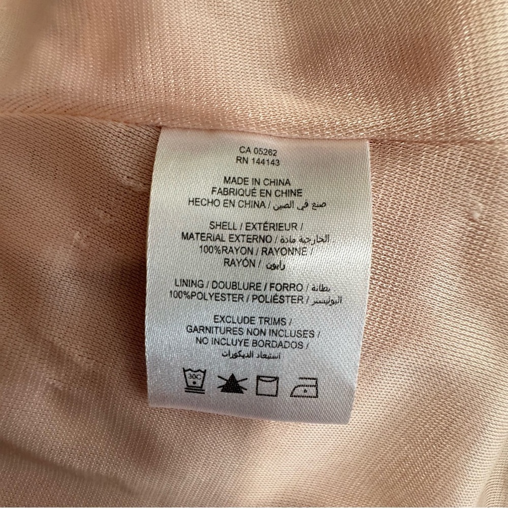 California Moonrise Blush Pink Lace Halter Blouse - Picture 6 of 7